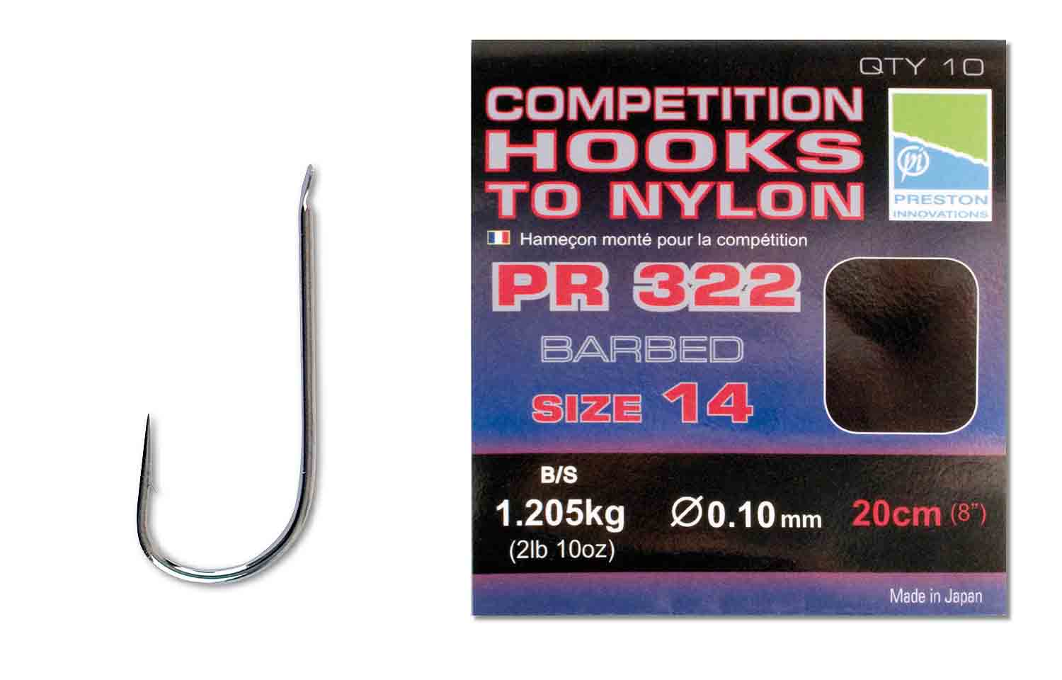 Image of barbed PR Competition Hooks to Nylon by  Innovations