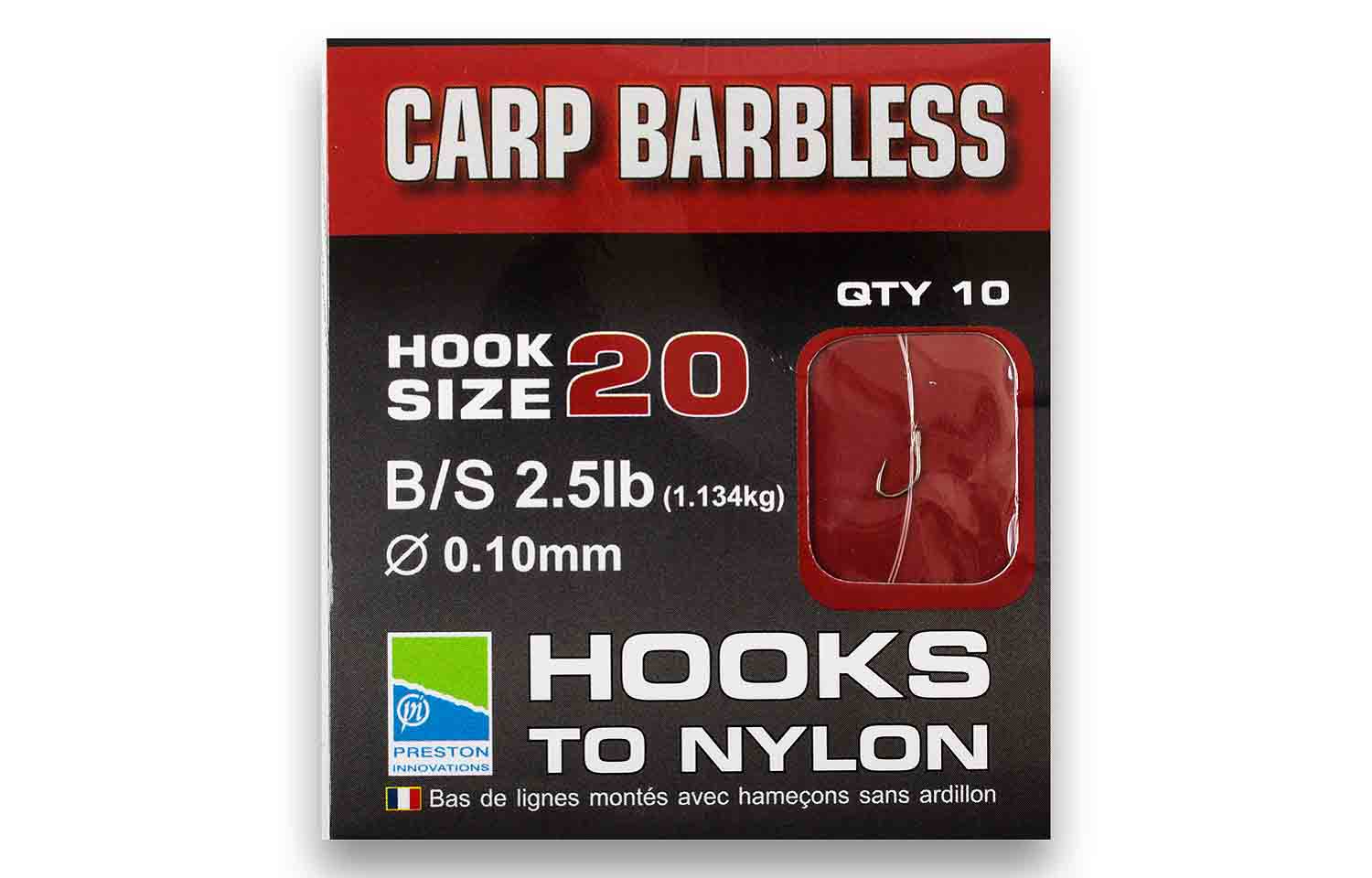 Image of CARP BARBLESS HOOKS TO NYLON by  Innovations