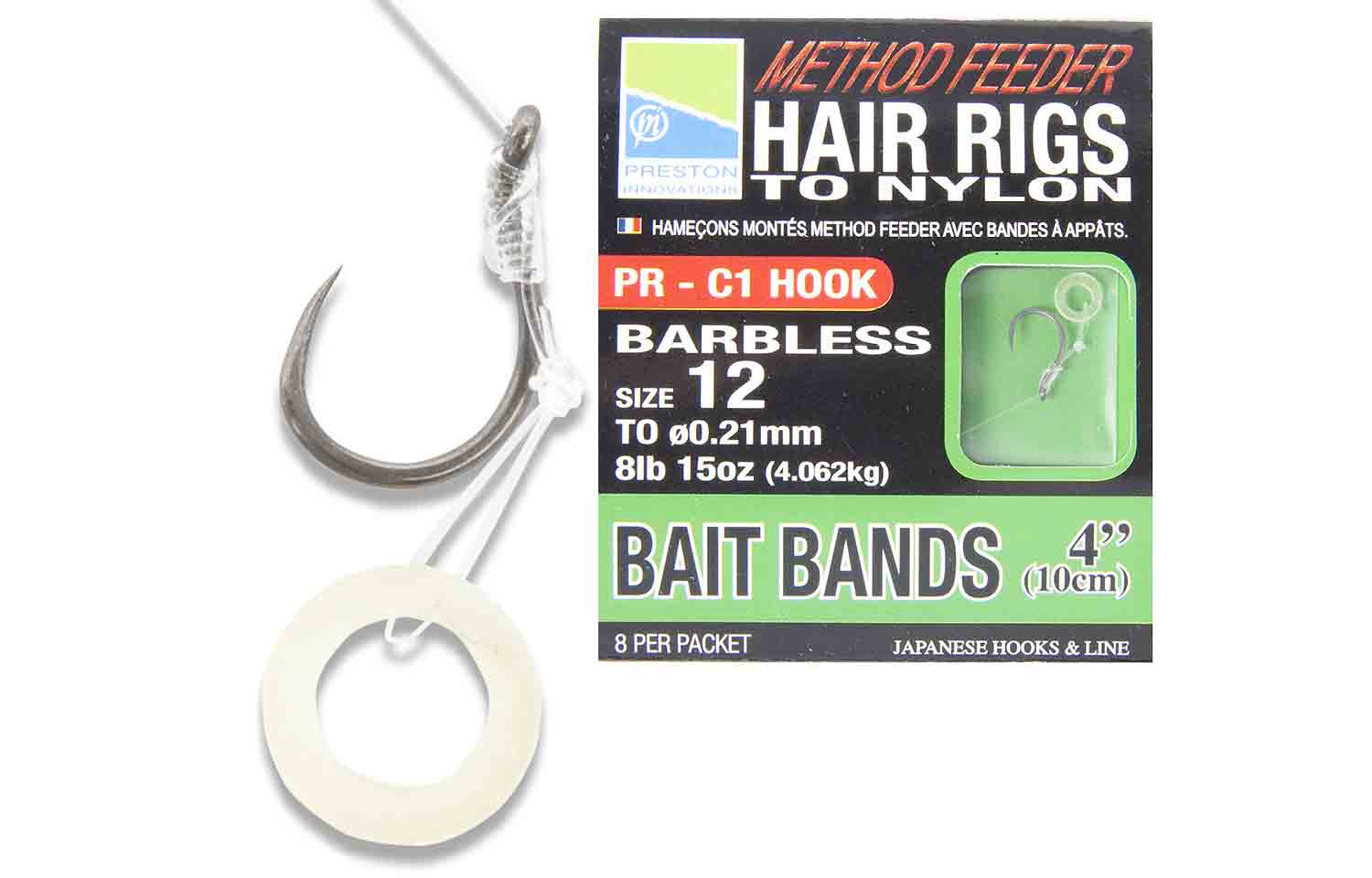 Image of  Method Feeder Barbless 4"(10cm) BAIT BANDS by  Innovations